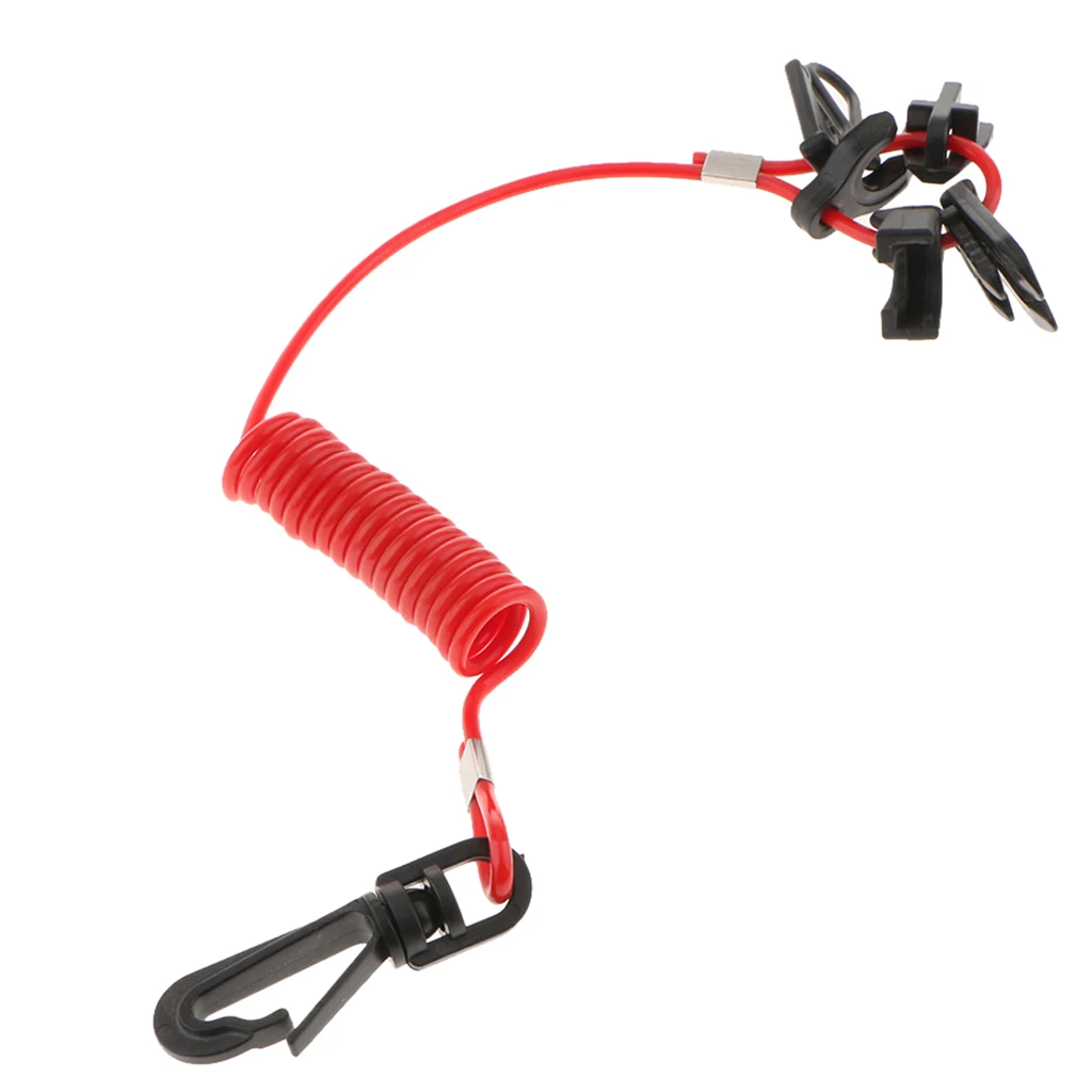 1 Pcs Universal Outboard Kill Switch Lanyard Stop Switch With Lanyard Fit Yamaha Suzuki Tohatsu Honda Nissan Outboards Motors 