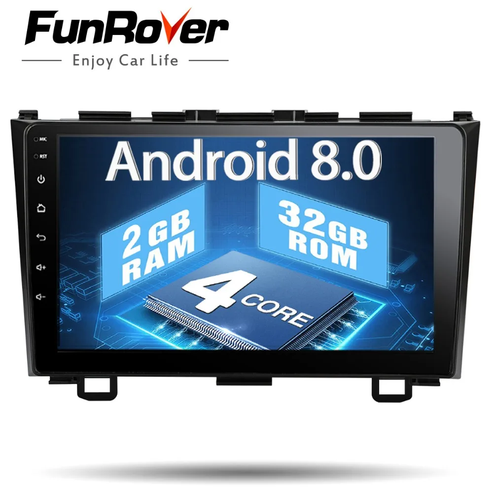 Funrover Android 8 0 2 din font b Car b font dvd player GPS Navi For
