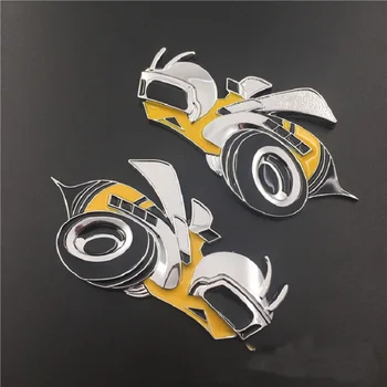 

Herdsman Free Light Metal Sticker SRT Bumblebee Bee Tail Box Logo For Jeep Guide Car Sticker Decoration Car Accessories