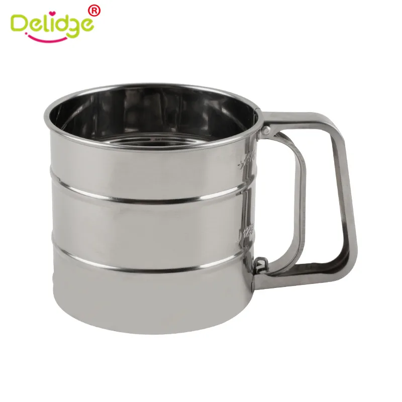 Сито для муки из нержавеющей стали высокого качества|pastry tools|sieve cupmesh flour sifter |