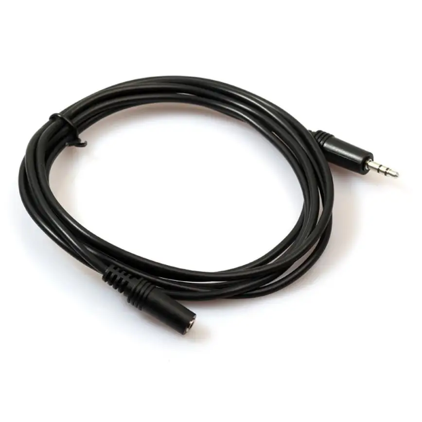  3 Meter 3.5mm Portable Male to 3.5mm Female Extension Stereo Audio Cable Black July12 