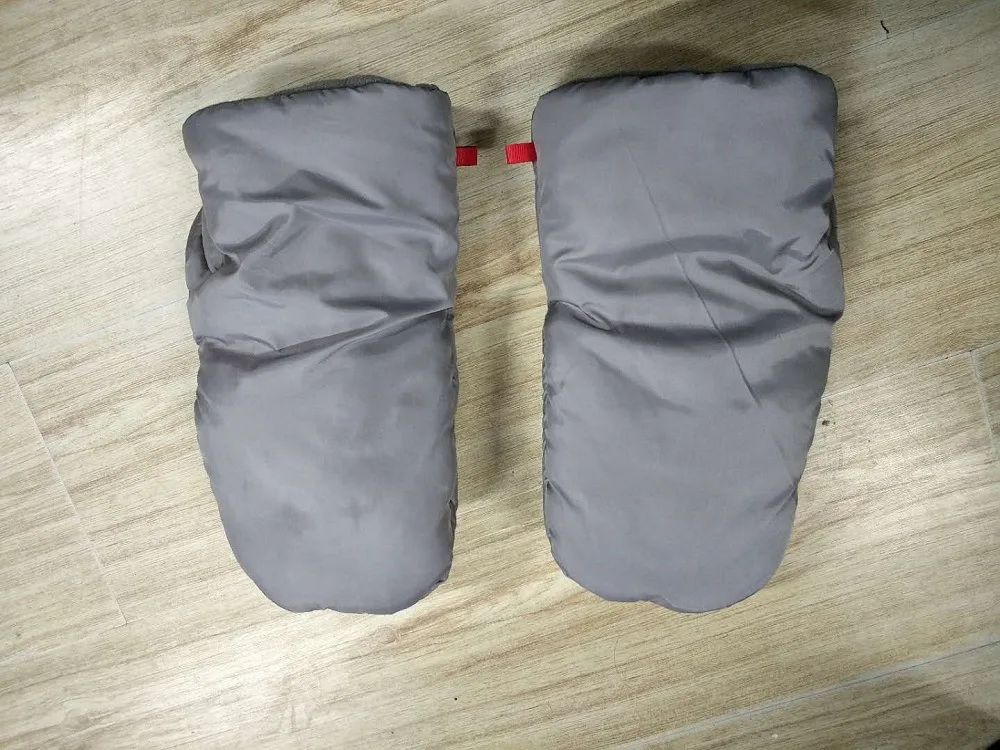 Зимние аксессуары для детской коляски перчатки варежки тележки коляски перчатки для мам детская коляска - Цвет: Gray