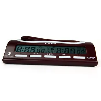 

Multifuctional Chess Clock Portable Digital Board Competition Count Up Down Chess Games Professional Electronic Alarm Timer
