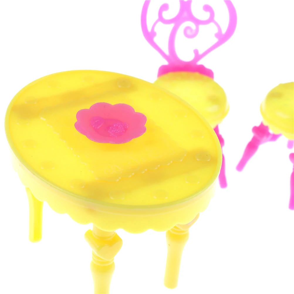 1 مجموعة خمر الجدول كراسي للدمى أثاث لتناول الطعام مجموعات لعب للأطفال أفضل هدايا عيد الميلاد إكسسوارات دمي 1 مجموعة خمر الجدول كراسي للدمى أثاث لتناول الطعام مجموعات لعب للأطفال أفضل هدايا عيد الميلاد إكسسوارات دمي