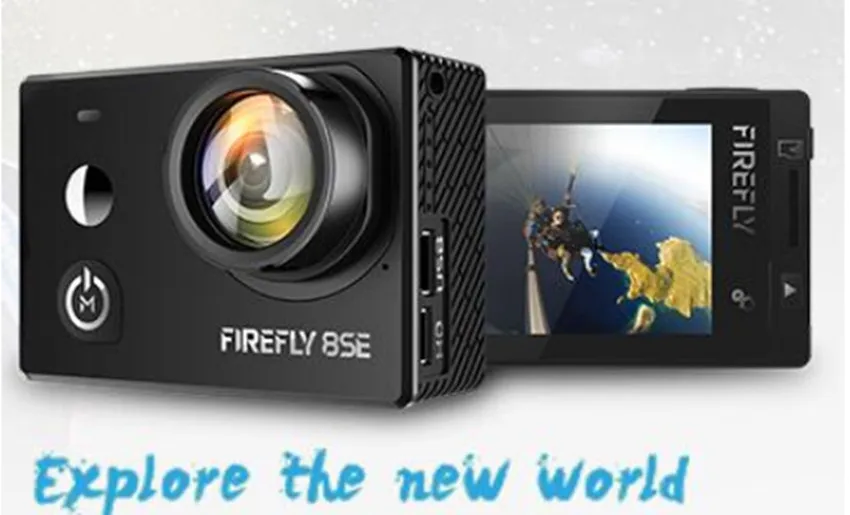 

In Stock Hawkeye Firefly 8SE 90 Degree new design than Hawkeye Firefly 8S Super-View Bluetooth FPV Sport Action Cam