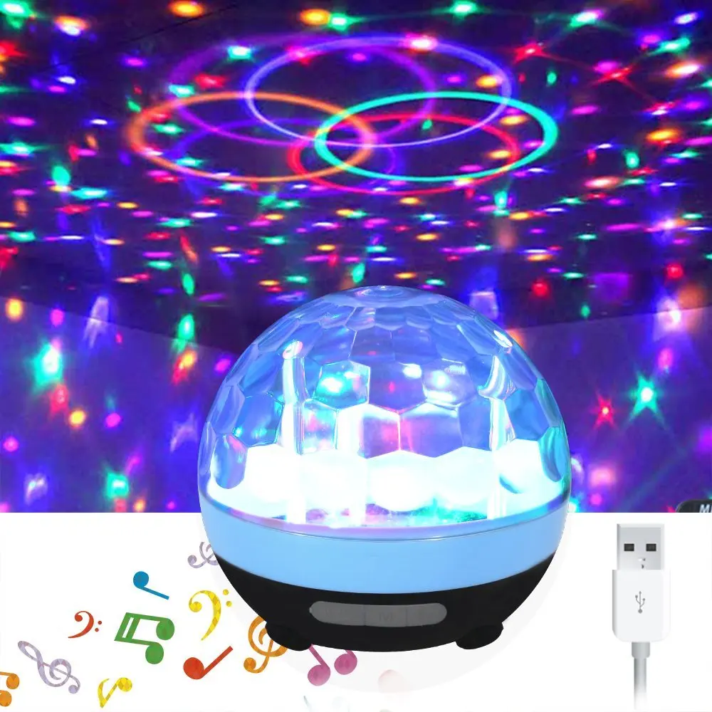 

Disco Party Light Crystal Magic Ball Led Stage Lamp DJ Laser lights for Parties Lamp Outdoor Activity/Wedding/Christmas XIAOKOA