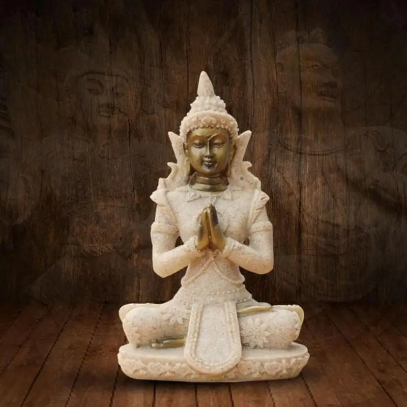 Meditation Buddha Statue Sculptures (9)