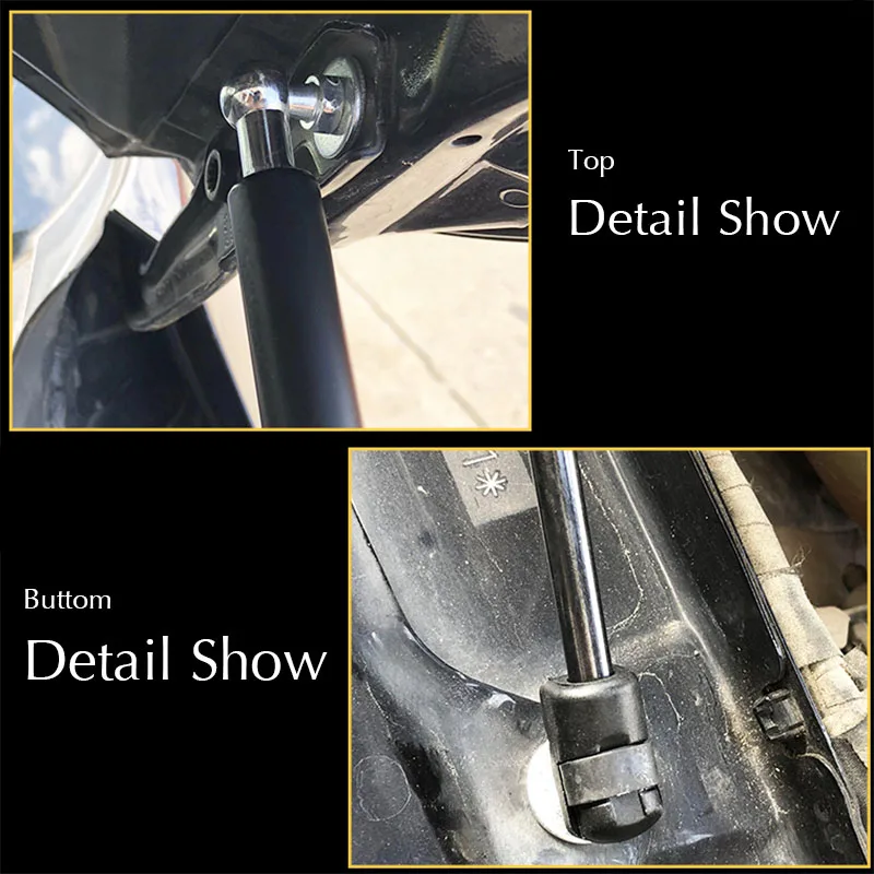  For 2016-2019 Skoda Octavia A7 MK3 Car-styling Refit Bonnet Hood Gas Shock Lift Strut Bars Support 