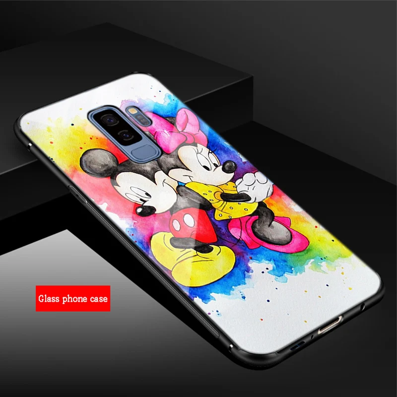 Модный Рисунок «Hello Kitty» закаленное Стекло чехол для телефона для samsung Galaxy A6 A6S A8 A8S J6 J8 S8 S9 S10 PLUS, NOTE 8, 9