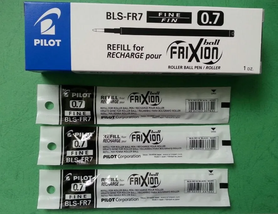 

BLS-FR7 Pilot Erasable/Frixion Pen Refill Roller Ball 0.7mm 12 pcs/Box