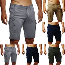 Шорты мужские на пуговицах стиль хлопок мульти-комбинезоны с карманами шорты модные Spodenki Meskie Pantalones Cortos Hombre шорты мужские
