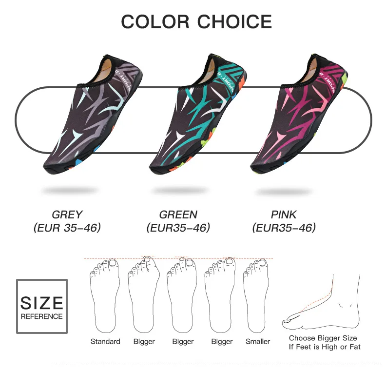 Clorts Summer Water Shoes Men Beach Sandals Upstream Aqua Shoes for Women (6)