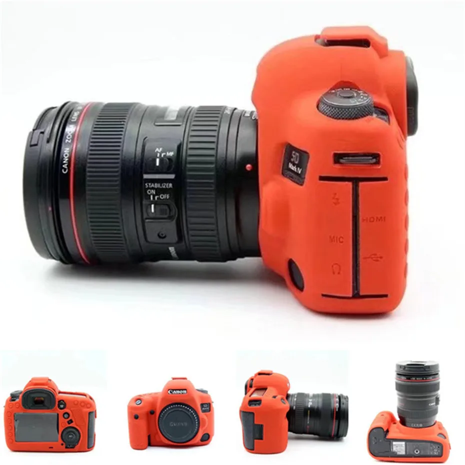Чехол для Камеры CAENBOO 100D 80D 6D 70D мягкий силиконовый резиновый защитный чехол Canon 5D