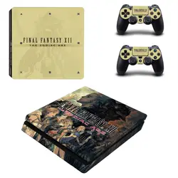 PS4 Slim кожи Стикеры Final Fantasy XII консоли и контроллер наклейка Наклейки для PS4 Slim консоли и контроллера