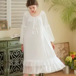 Для женщин с белье длинная ночная рубашка принцессы Для женщин пикантная кружевная Пижама женский платье из сетчатой ткани с одежда с