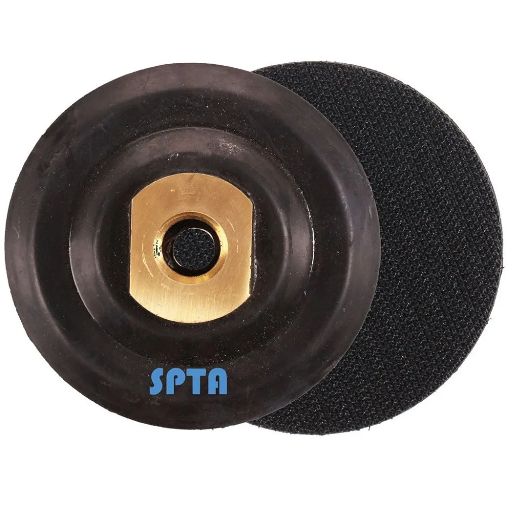 SPTA 1Pc 4" (100mm) Rubber backing pad with Hook&Loop backing pad For