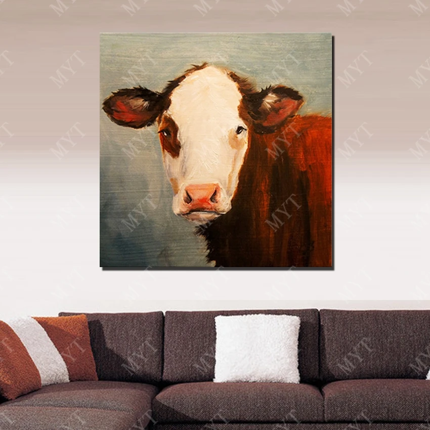Cow head wall hanging decoration relistic cow wall art pictures large