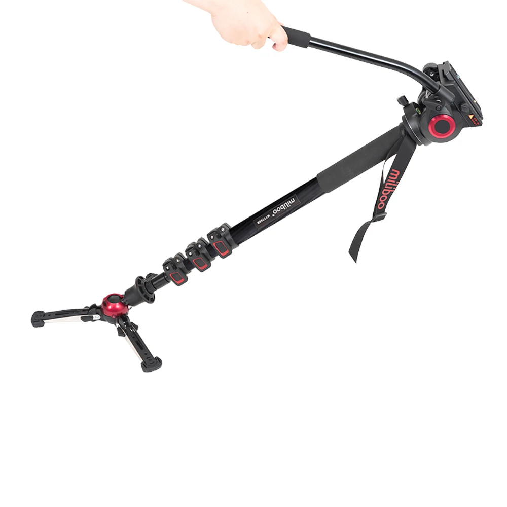 Miliboo MTT705BS алюминиевый карбоновый портативный монопод для камеры с