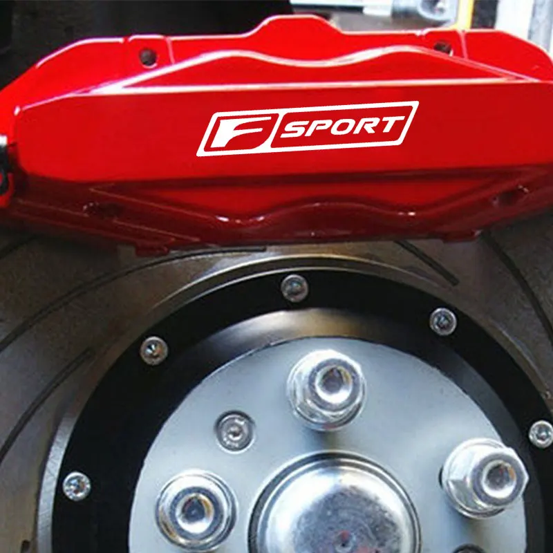 Шт. 4 шт. наклейки для lexus f sport тормозной суппорт | Автомобили и мотоциклы