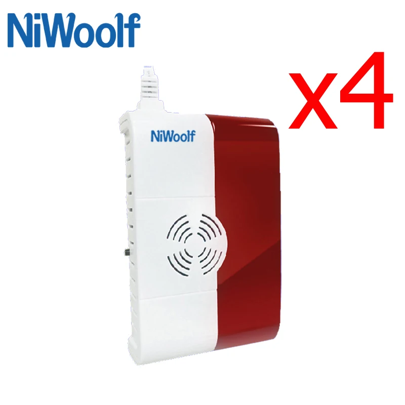 

433MHz Wireless Natural Gas Leak Detector , Carbon Monoxide Sensor Alarm For Wifi / GSM / PSTN Home Burglar Alarm System