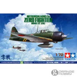 OHS Tamiya 60785 1/72 A6M3/3a Zero Fighter Модель 22 сборки ВВС Модель Строительство Наборы G