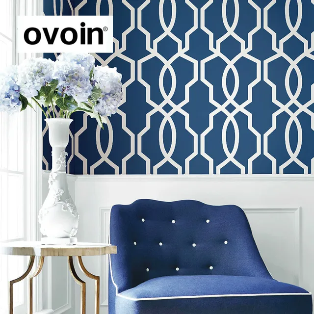 Marineblauw Geometrische Behang Licht Grey Moderne Groene Muur ... Marineblauw Geometrische Behang Licht Grey Moderne Groene Muur ...