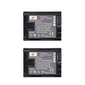 

DSTE 2pcs BP-809 BP809 Camera Battery for Canon HF10 HF100 HF11 HG20 HG21 M30 M300 M31 S10 S100 S11 S20 S200