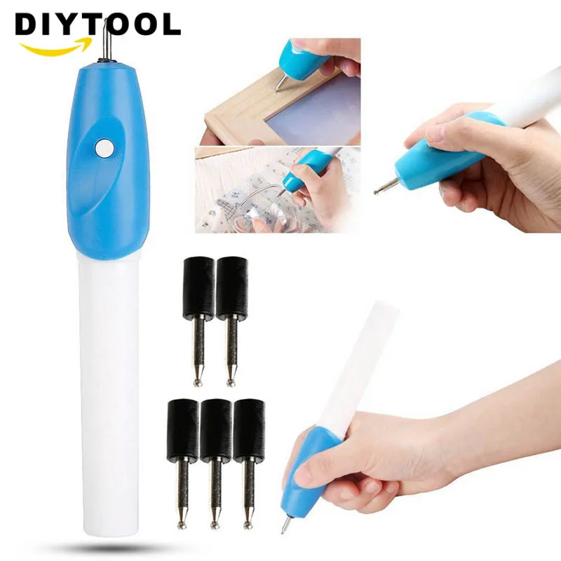 

1pc Mini Engraving Pen Electric Jewellery Glass Wood Engraver Carving Pen Machine Grave Tool