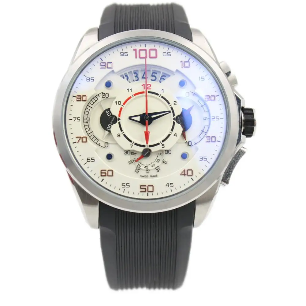 

Tag SLS Men Sport watches Luxury Chronograph Rubber band Quartz watch Fashion Brands Calibre100 benz male Watches