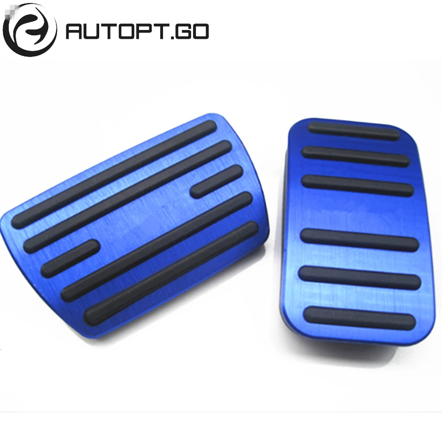 

Blue Non-Slip Car Accelerator Gas Brake Foot Pedal Pad Cover Replacement Kit Fit For 2017 17 Honda CRV