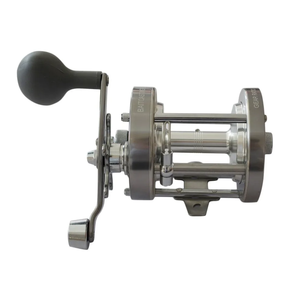 

Misurelure CL70 4.2:1 Lure Fishing Reel Left-Right Optional Metal Round Drum Wheel 2+1 Ball Bearing Baitcasting Trolling Reels