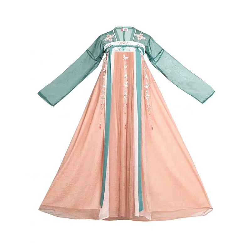 Костюм для китайских танцев красный Hanfu для женщин Традиционная сценическая одежда народное платье одежда для восточных выступлений карнавальный наряд DC2348