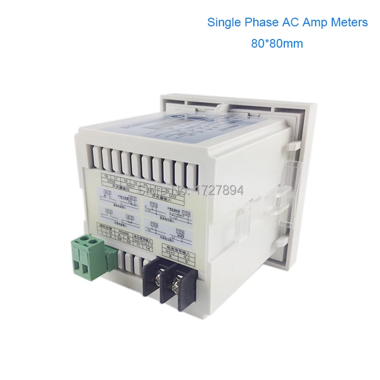 Новейшая модель; Панель крепления 80*80 мм(3,1"* 3,15") Однофазный AC Amp метр, 0-5A Вольтметр Амперметр, Led Дисплей метров
