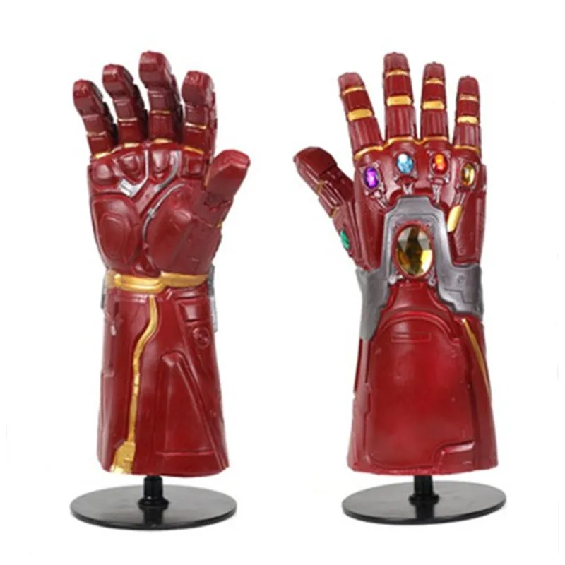 Мстители Marvel Endgame 4 супергерой Железный человек Бесконечность гаунтлет 1:1 танос косплей перчатки Халк Косплей рука Хэллоуин реквизит