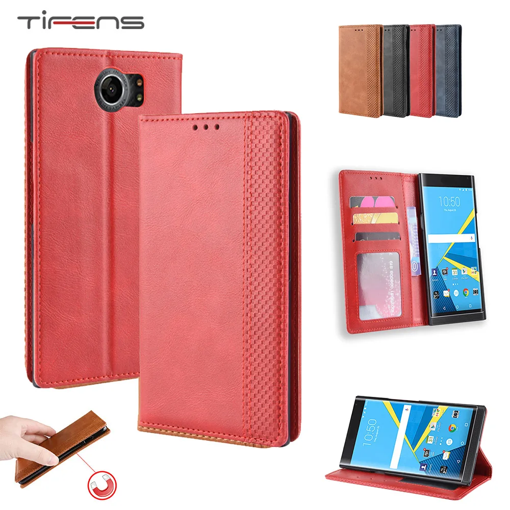 

Magnetic Flip Phone Case For Blackberry Key2 Keyone PRIV DTEK70 Mercury Luxury Leather Wallet Card Holder Protection Cover Coque