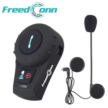 

1pc Original FreedConn FDCVB Motorcycle Bluetooth Intercom Helmet BT Interphone Headset Waterproof Moto Intercommunicador