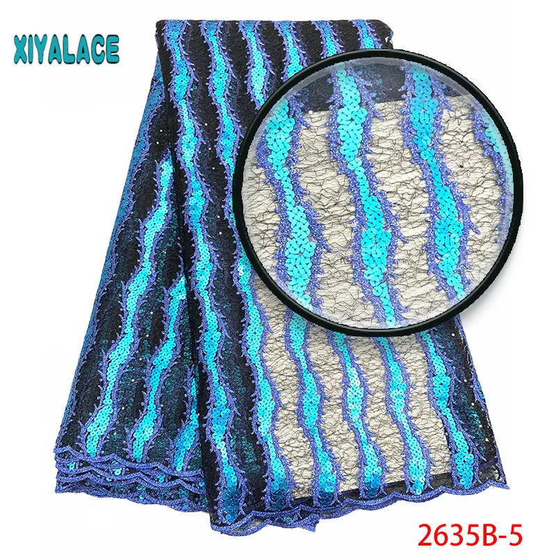 Новейшая африканская кружевная ткань, ткань с пайетками, вышивка, тюль, кружевная ткань, нигерийские вечерние ткани, африканская французская кружевная ткань 2635b