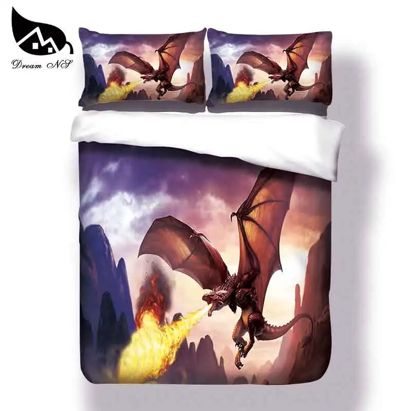 

Dream NS 2/3PCS Polyester Fiber Cotton Active Printed Dragon Wind Patterns In China Bedding Set Size EU/AU/US/Duvet Cover