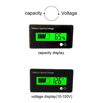 

NEW 12V LCD Display Indicator Battery Capacity Voltage Monitor Tester Monitor Tool Parts