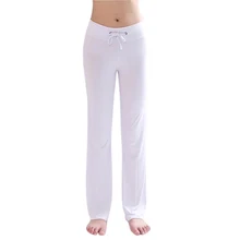 SZ-LGFM-Modal Yoga Pants Trousers Fitness Meditation For Women-White,M