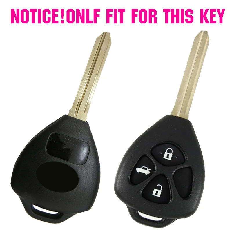 Силиконовый чехол для Toyota Avensis Avalon Matrix Yaris Venza Scion Xd Xb Iq Tc Fr S Brz|key silicone case|silicone cover keycase