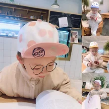 2019 1 to 2 years old new children's hats with cartoon expression cap polka dot private baby soft hat shading kids hats XA 229 cute kids satchel with polka dot and cartoon shape design