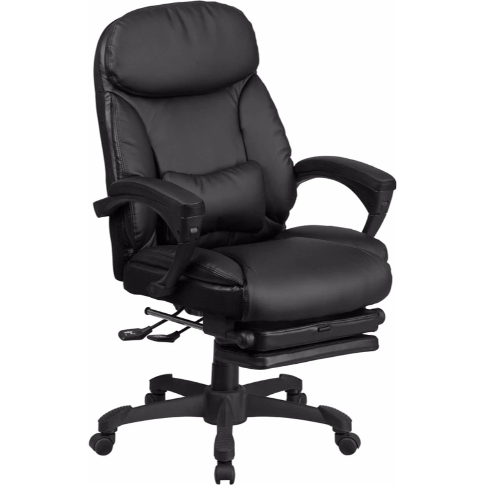 High Back Black Leather Executive Reclining Swivel Office Chair [BT-90506H-GG]