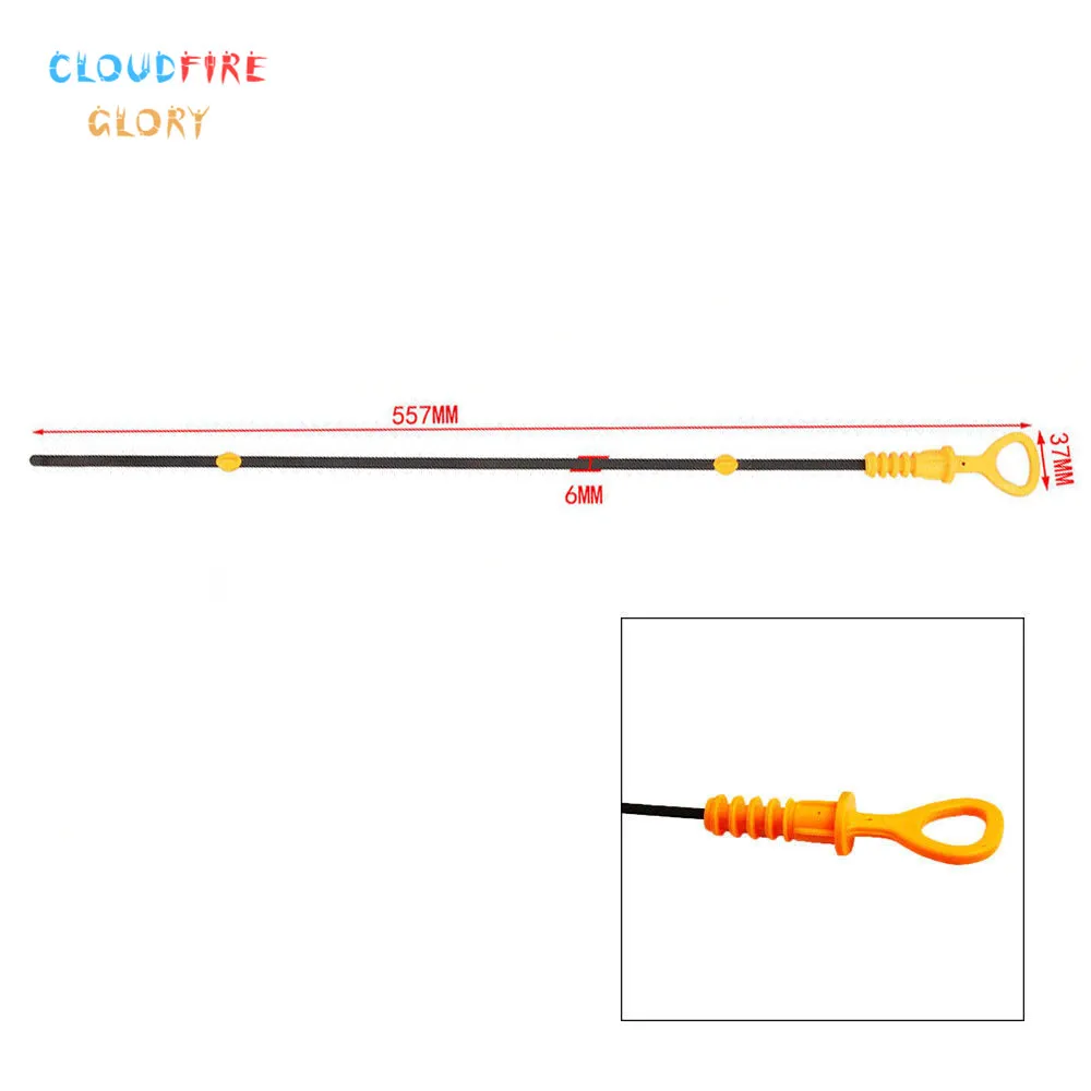 

CloudFireGlory 06A115611B 06A115611Q Oil Dipstick Level For VW Beetle 1999 2000 2001 2002 2003 Golf For Audi TT Quattro 1.8L