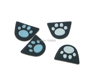 

60pcs/lot=30sets For PS4 Controller L2 R2 Button Cover Cat Paw Custom Design Silicone Trigger Buttons Sticker Case Cap Adhensive
