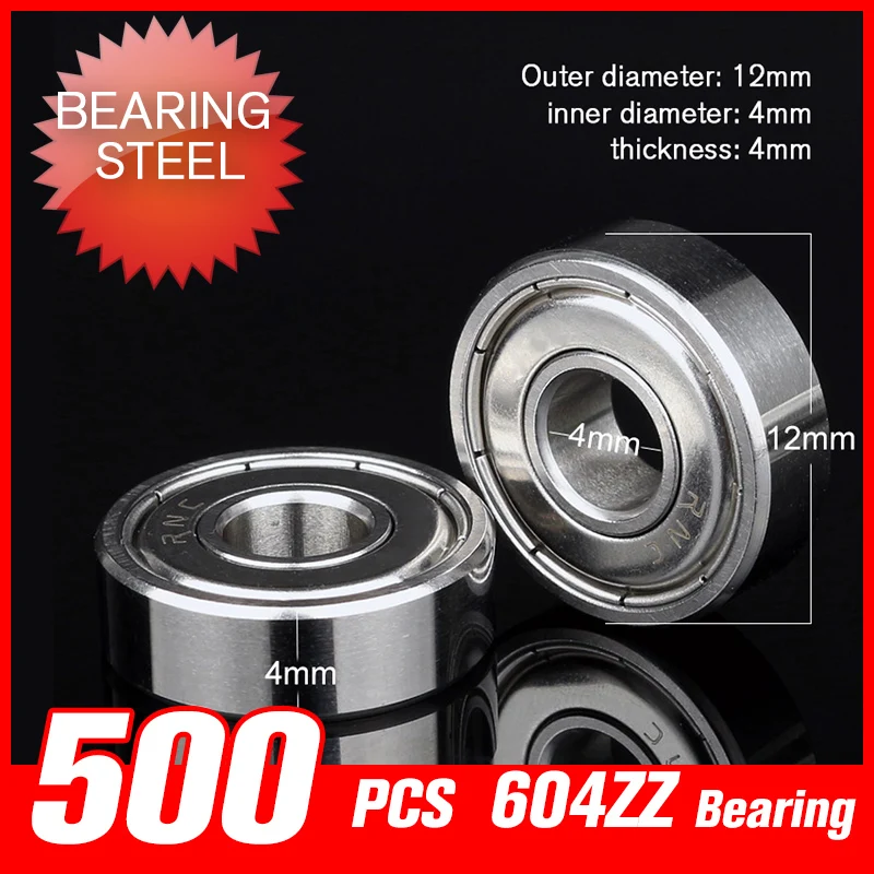 500pcs 604ZZ Bearings Bearing Steel Precision Bearing For Generator