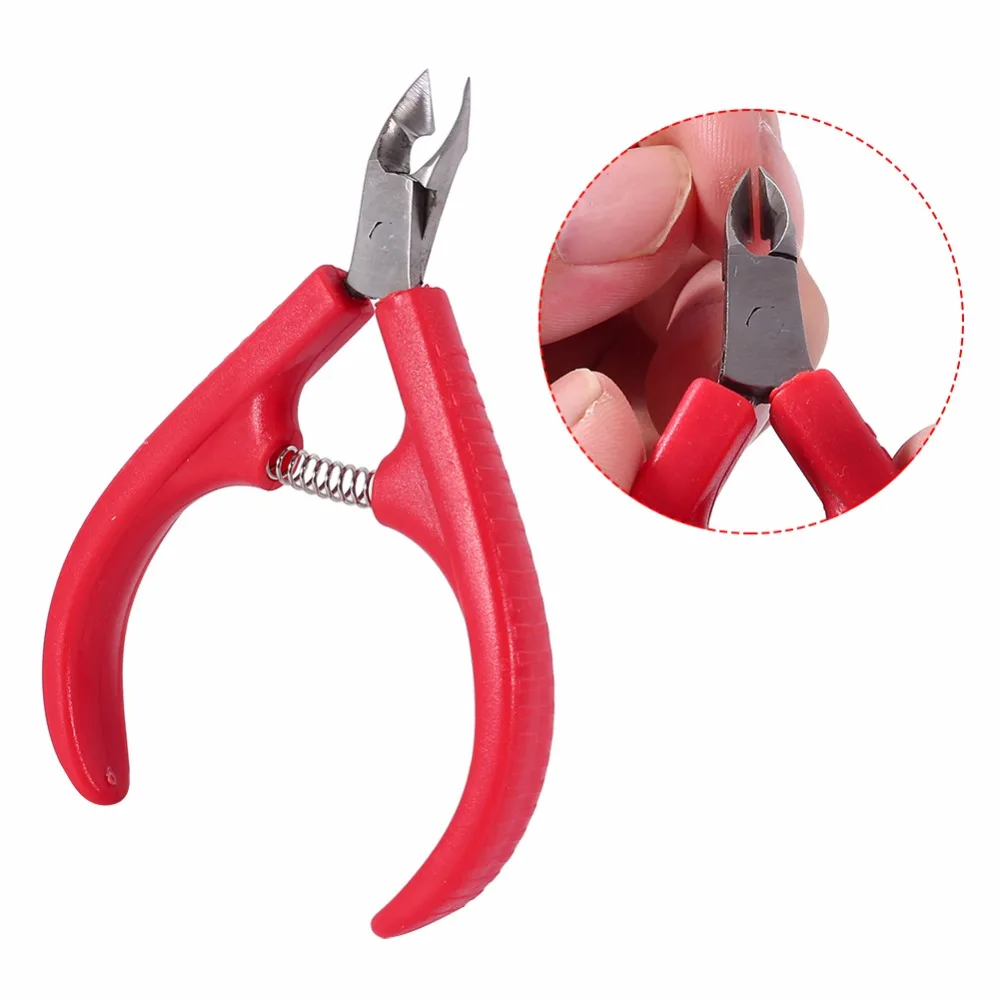 Stainless Steel Nail Cuticle Scissor Nail Clipper Cutter Toe Finger