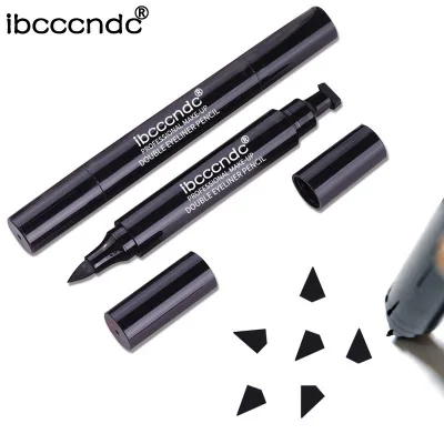 Ibcccndc Eyes Liner Liquid Make Up Pencil Waterproof Black Double-ended Makeup Stamps Eyeliner Pencil Ibcccndc Eyes Liner Liquid Make Up Pencil Waterproof Black Double-ended Makeup Stamps Eyeliner Pencil