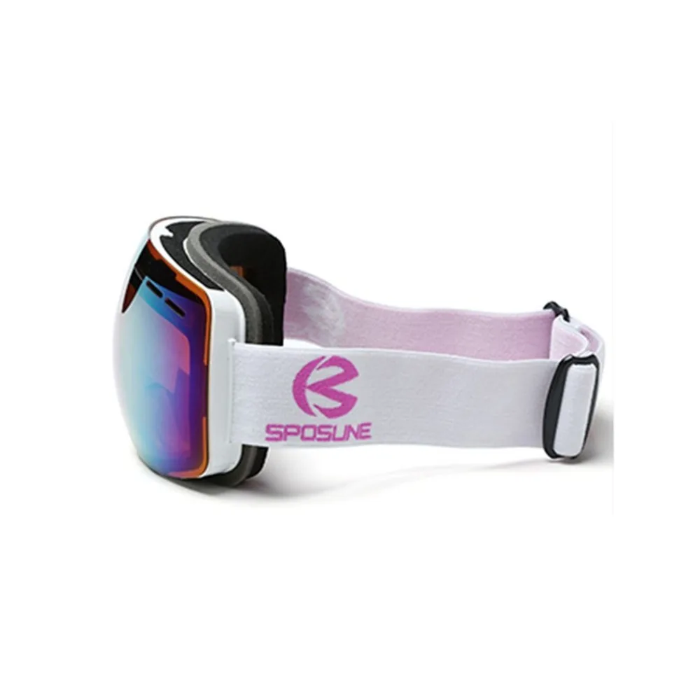 SPOSUNE HX021 противотуманные лыжные очки дышащие сноуборд мотокросс очки двухслойные эластичные мужские и женские очки