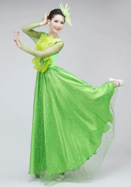 Online Shop Flamenco Dance Costume Petal Spanish Skirt Flamenco